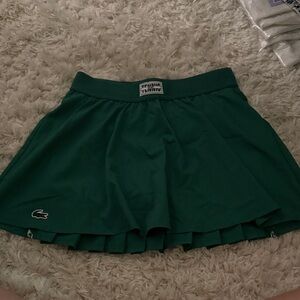 Lacoste Women's Dark Green Tennis Skirt